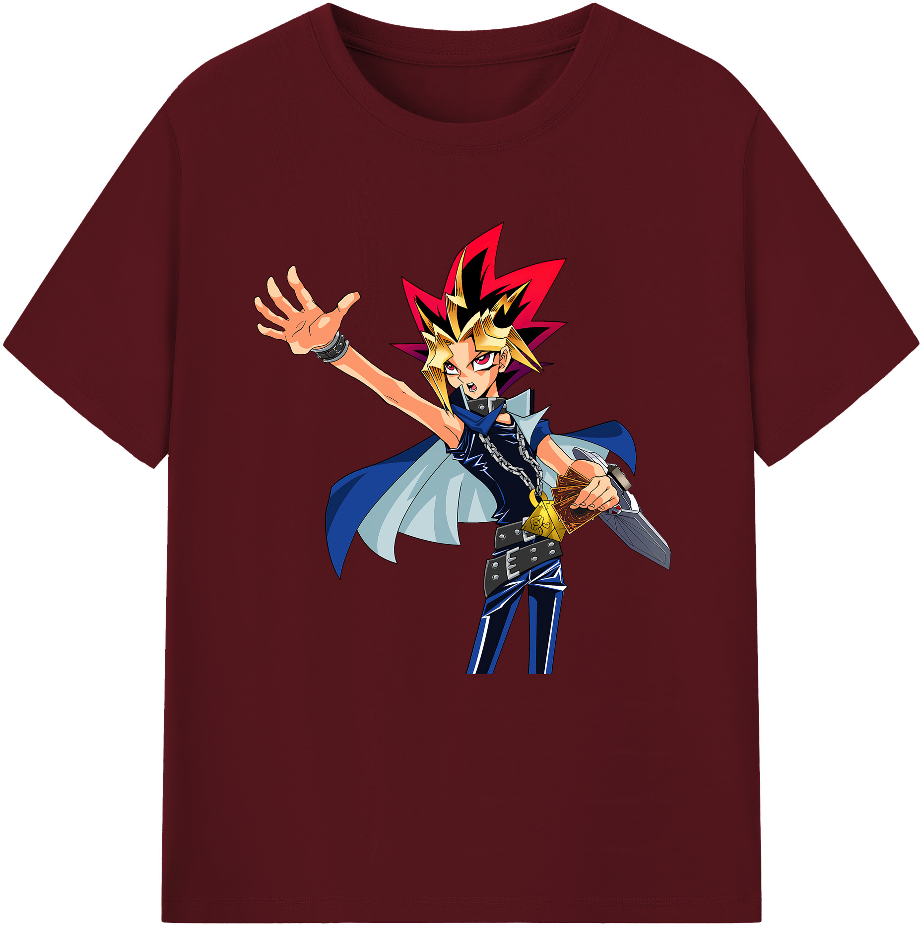 （画像用） 遊☆戯☆王 Yu-Gi-Oh! 綿100％半袖Tシャツ（フロントプリント）